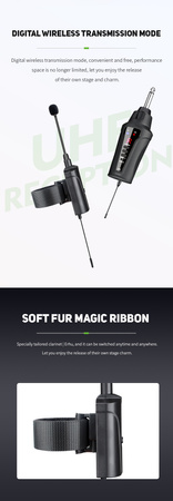 Drahtloses Mikrofon für Flöte Acemic DT-5