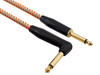 Red's Music Instrumentenkabel - Klinke 6,3mm / Klinke 6,3mm - FOP geflochtenes Kabel - GCF1230RS - 3m