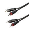 Audiokabel 2x RCA Stecker auf 2x RCA Stecker, 1 m Roxtone SACC130L1