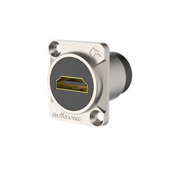 HDMI2.0 Buchse mit Durchgangsbuchse Roxtone RAH20D