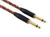 Red's Music Instrumentenkabel - Klinke 6,3mm / Klinke 6,3mm - FOP geflochtenes Kabel - GCF1150RA - 5m