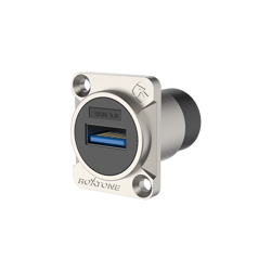 Durchgangsgehäuse USB3.0 (A-A) D-Serie Adapter für Schaltschrankmontage Roxtone RAU3D