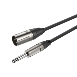 Mikrofonkabel XLR 3-polig männlich - 6.3mm mono Jack Stecker Roxtone DMXJ250L1