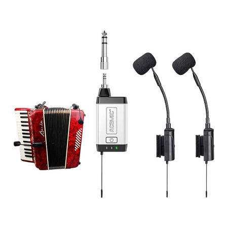 Drahtloses Mikrofon für Akkordeon Acemic Q2/AT-5