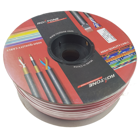 Instrumentenkabel - 24AWG - 1 x 0,22mm² Roxtone GC010-100m-RD