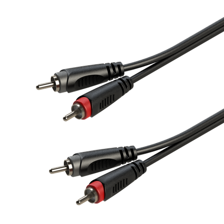 Audiokabel 2x RCA Stecker auf 2x RCA Stecker, 6 m Roxtone SACC130L6