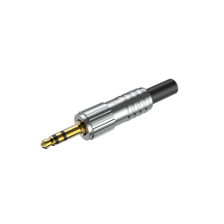3.5mm Stereo-Stecker, vergoldetes Gehäuse Roxtone RMJ3PL-C