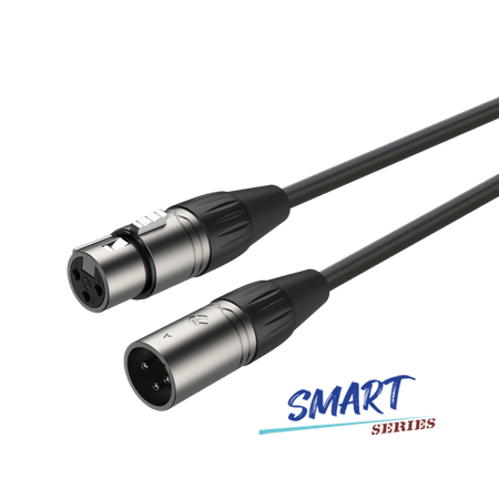 Mikrofonkabel XLR 3-polig weiblich - XLR 3-polig männlich SMART Roxtone SMXX200L10