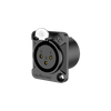 3-polige XLR-Buchse Roxtone RX3FD-BG 