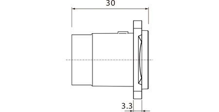 Durchgangsgehäuse RJ45 (CAT5e) Adapter Roxtone RAE8FD-C5