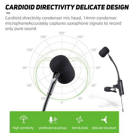 Drahtloses Mikrofon für Saxophon Acemic ST-5