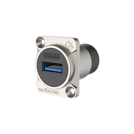 Durchgangsgehäuse USB3.0 (A-A) D-Serie Adapter für Schaltschrankmontage Roxtone RAU3D