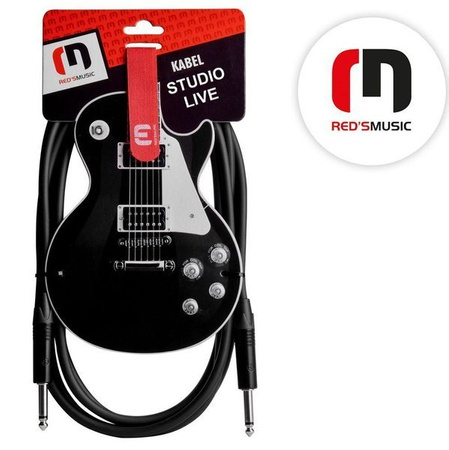 Instrumentenkabel Reds Music GCN 21 30 LIVE 6,3mm Stecker 3m