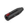 6.3mm Stereoklinke, schwarzes elektrophoretisch lackiertes Gehäuse, Roxtone RJ3FP-BG