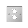Leere Aluminium Zeichnung Wandmontageplatte Teriux TWP-2-SL