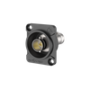 BNC Adapter Durchführungsgehäuse, vernickelt Roxtone RAB75D-B