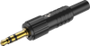 3.5mm Stereo-Stecker, vergoldetes Gehäuse Roxtone RMJ3PL-B