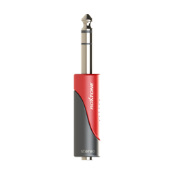 Klinkenadapter 6,3 mm Stereo Stecker auf 3,5 mm Stereo Buchse Roxtone RPAN240