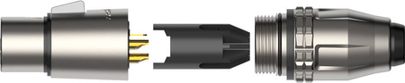 Strapazierfähiger, wasserdichter 3-poliger XLR-Stecker Roxtone RX3MWP-NG