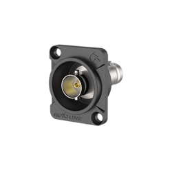 BNC Adapter Durchführungsgehäuse, vernickelt Roxtone RAB75D-B