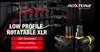 Drehbare XLR-Buchse mit niedrigem Profil Roxtone LX3F