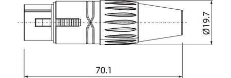 Mikrofonkabel XLR 3-polig weiblich - 6,3mm mono Klinkenstecker SAMURAI Roxtone SMXJ210L15