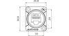 Durchgangsgehäuse RJ45 (CAT5e) Adapter Roxtone RAE8FD-C5-B