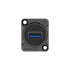Durchgangsgehäuse USB3.0 (A-A) D-Serie Einbauadapter Roxtone RAU3D-B