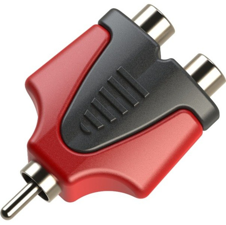 Audio Adapter RCA Stecker auf 2x RCA Buchse (Y-Splitter) Roxtone RPAN310