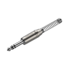 6.3mm Stereo-Stecker, vernickeltes Gehäuse, vernickelte Kontakte Roxtone RJ3PP-NN