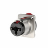 Gehäuse 6.3mm Stereo Klinke, vernickeltes Gehäuse, verzinnte Kontakte Roxtone RJ3FD-NT