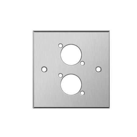Leere Aluminium Zeichnung Wandmontageplatte Teriux TWP-2-SL
