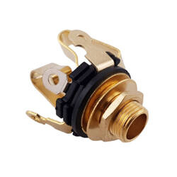 Einbaubuchse 1/4 Zoll Stereo-Klinkenstecker für Gitarre ST Professional ST-P 1JP-011 O