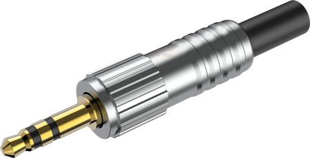 3.5mm Stereo-Stecker, vergoldetes Gehäuse Roxtone RMJ3PL-C