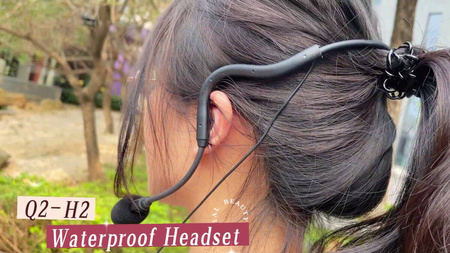 Wasserdichtes Headset-Mikrofon Acemic Q2/H2