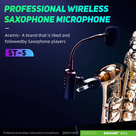 Drahtloses Mikrofon für Saxophon Acemic ST-5