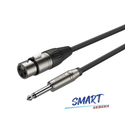 Mikrofonkabel XLR 3-polig weiblich - 6,3mm mono Jack Stecker SMART Roxtone SMXJ210L5