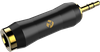 Klinkenadapter 3,5 mm Stereo Stecker auf 6,3 mm Stereo Buchse Roxtone RA3MJ3JF