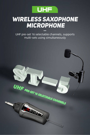 Drahtloses Mikrofon für Saxophon Acemic ST-5