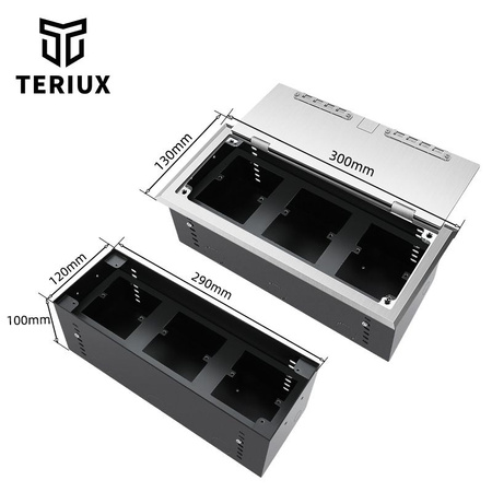 Offener Florsockel Aluminiumgehäuse Teriux FP-12-SL