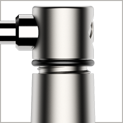 3.5mm Stereo-Stecker, vernickeltes Gehäuse, vernickelte Kontakte Roxtone RMJ3RPP-NN