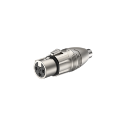 Audio Adapter RCA (Cinch) Buchse auf XLR 3-polig Buchse Roxtone RA2XFPF