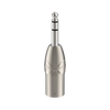 Audio Adapter 6,3 mm Stereo Stecker auf XLR 3-polig Stecker Roxtone RA3XMJM