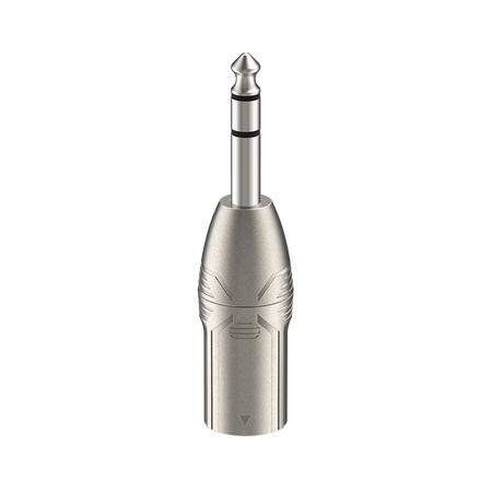 Audio Adapter 6,3 mm Stereo Stecker auf XLR 3-polig Stecker Roxtone RA3XMJM