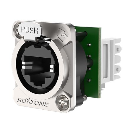 Durchgangsgehäuse RJ45 (CAT5e) Adapter Roxtone RAE8FD-C5