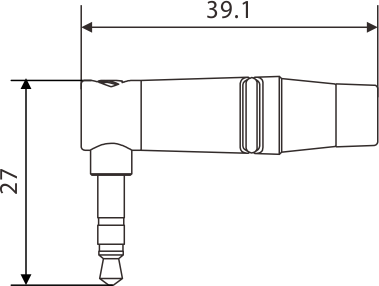 3.5mm Stereo-Stecker, vernickeltes Gehäuse, vernickelte Kontakte Roxtone RMJ3RPX-NN