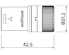Drehbarer XLR-Stecker mit niedrigem Profil Roxtone LX3M