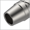 3.5mm Stereoklinke, schwarzes elektrophoretisch lackiertes Gehäuse Roxtone RMJ3FPP-65-BG