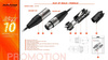 XLR Audio Stecker & Buchse Stecker SET/ PAAR Roxtone XP3FM 