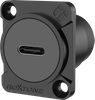 D-Shape USB Typ-C Buchse Chassis Einbaustecker Roxtone RAUCD-B